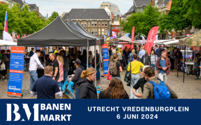 Banenmarkt in Utrecht op 6 juni 2024: Ontdek kansen met 50 bedrijven!