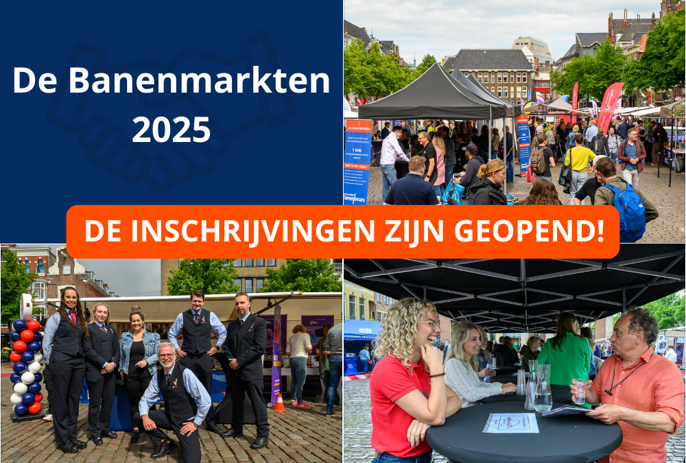 De inschrijvingen voor De Banenmarkten 2025 zijn geopend!