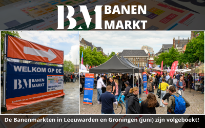 De Banenmarkten in Leeuwarden en Groningen beloven breed aanbod voor werkzoekenden