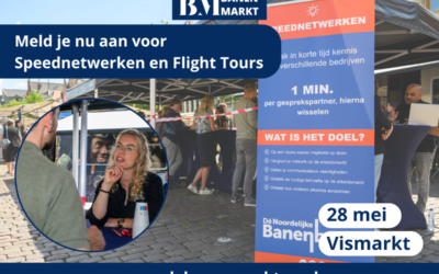 Weer een ruim aanbod op De Banenmarkt: ruim 90 organisaties in Groningen, aanmelden voor speednetwerken en flight tours geopend