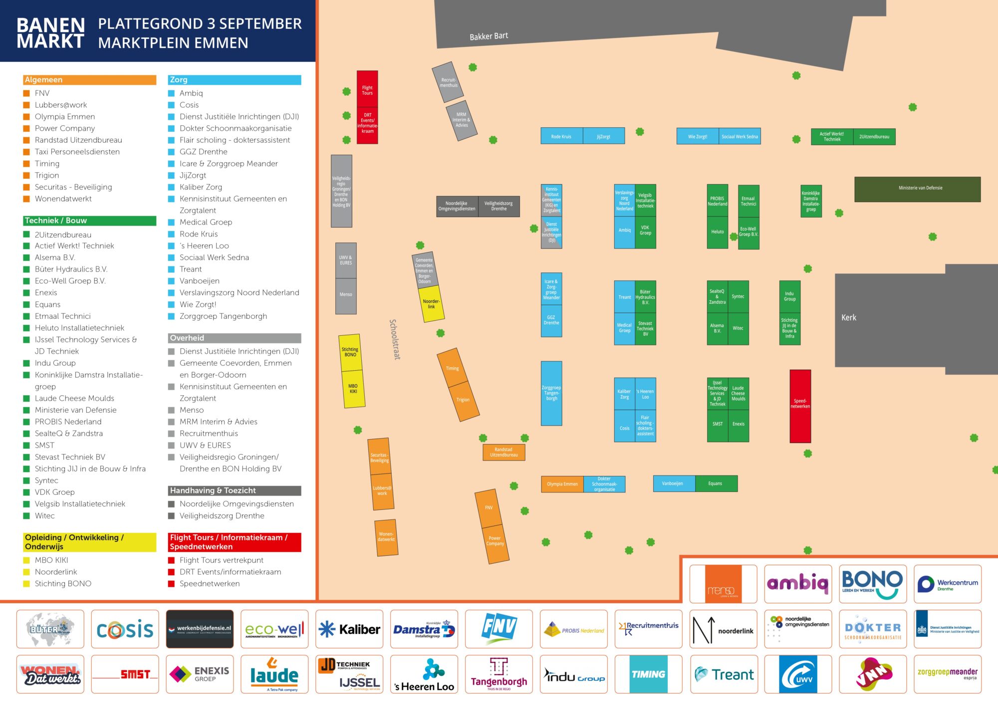 Plattegrond De Banenmarkt Emmen 2026