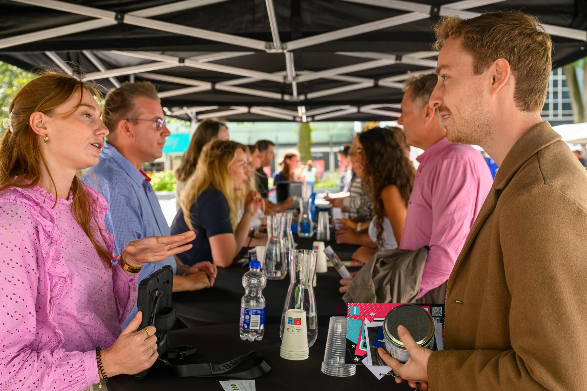 Speednetwerken op De Banenmarkt Groningen