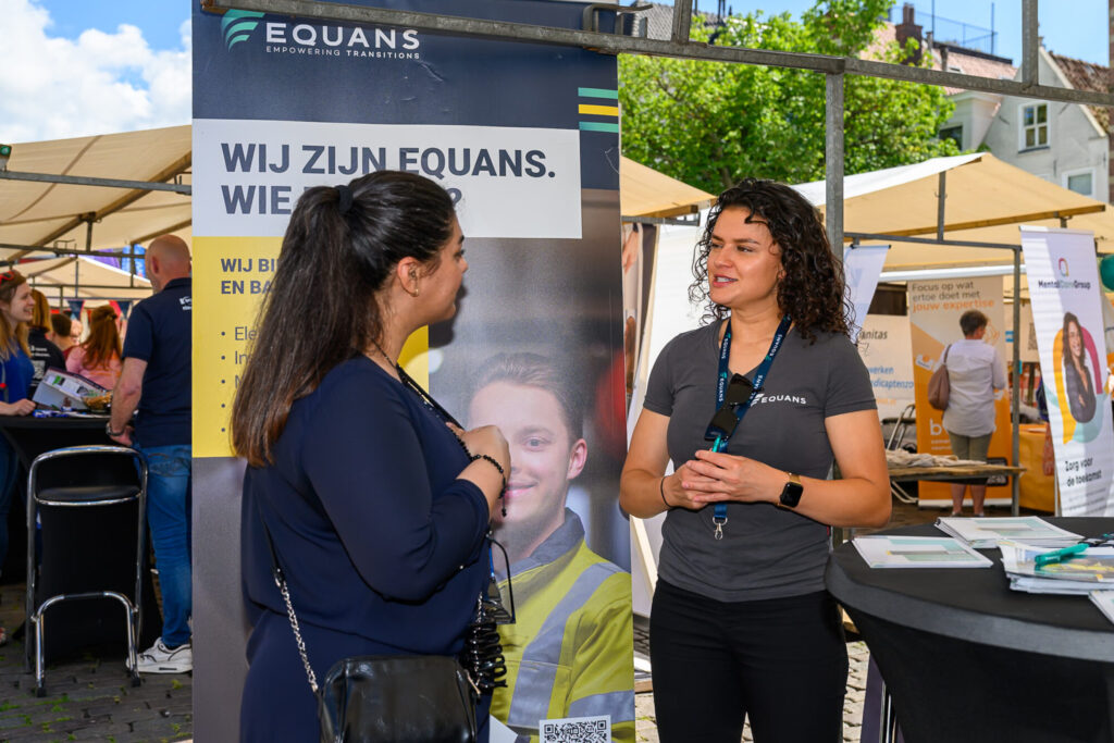 Technisch bedrijf met een eigen stand